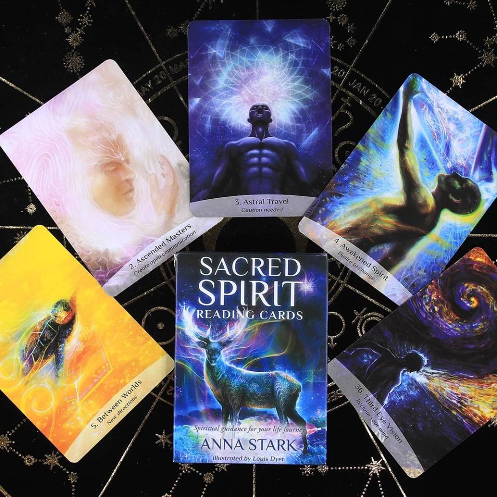 Sacred Spirit Oracle Cards with FREE ALTARCLOTH INCLUDED Etsy