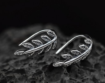 Handgjorda örhängen i sterlingsilver: Eleganta bohemiska örhängen