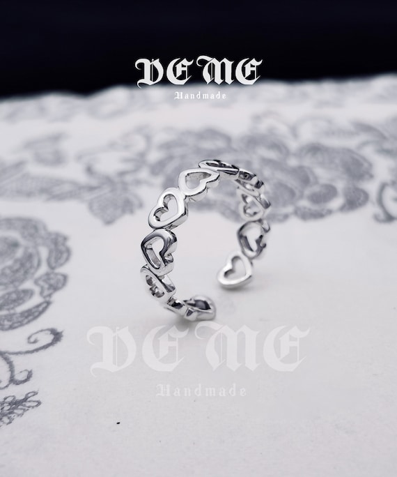 Anillos Midi de Amor Plata de Ley S925 Joyería Boho Chic