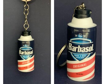 Barbasol Shaving Cream Keychain