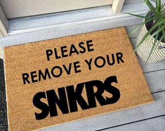 please remove your nikes doormat