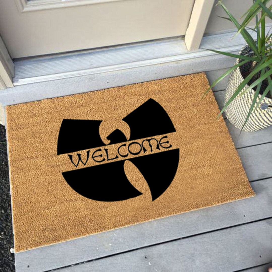 Wu Tang Door Mat Hip Hop Doormat Wu Tang Clan Wu Tang Etsy