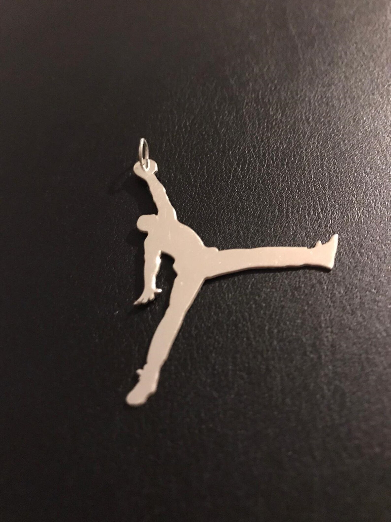 Michael Jordan Pendant With Necklace Sterling Silver 925 NBA Etsy