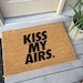 Kiss My Airs Nike Doormat, Shoes Wall Art, Nike Birthday Personalized Gift, Air Force 1 mat Socks, Sneakers Rugs, Sticker,Housewarming gift 