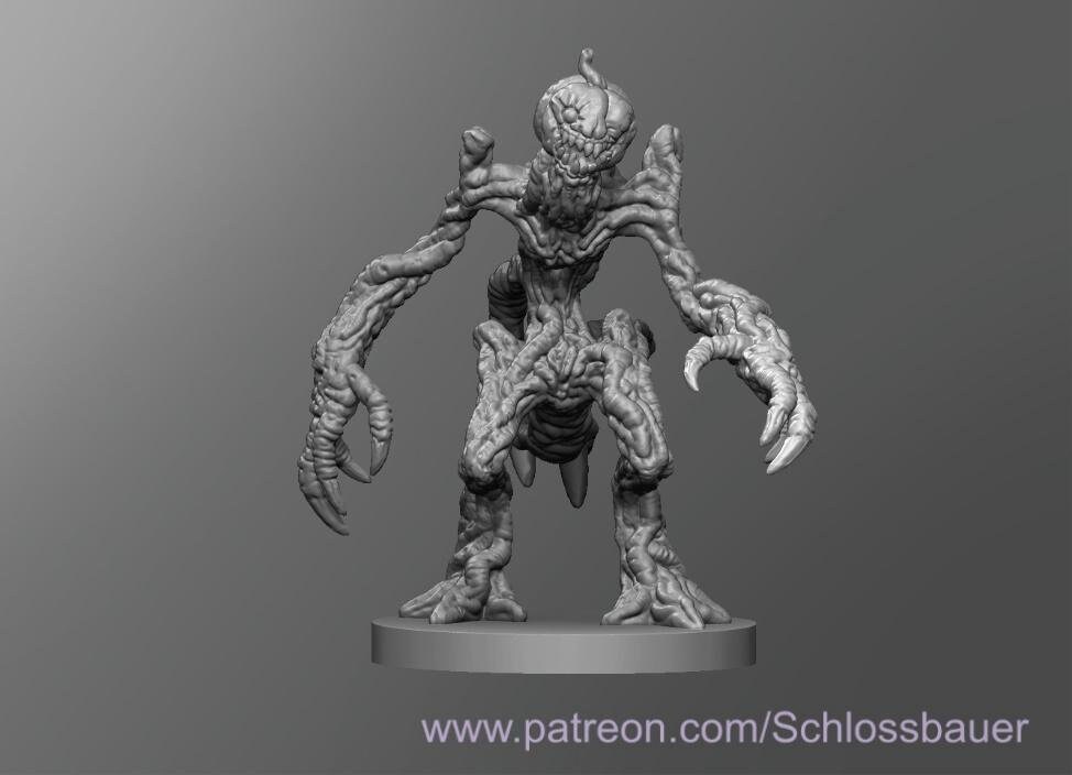Pumpkin Head Dungeons & Dragons 5e Resin Mini Monster 32mm Etsy