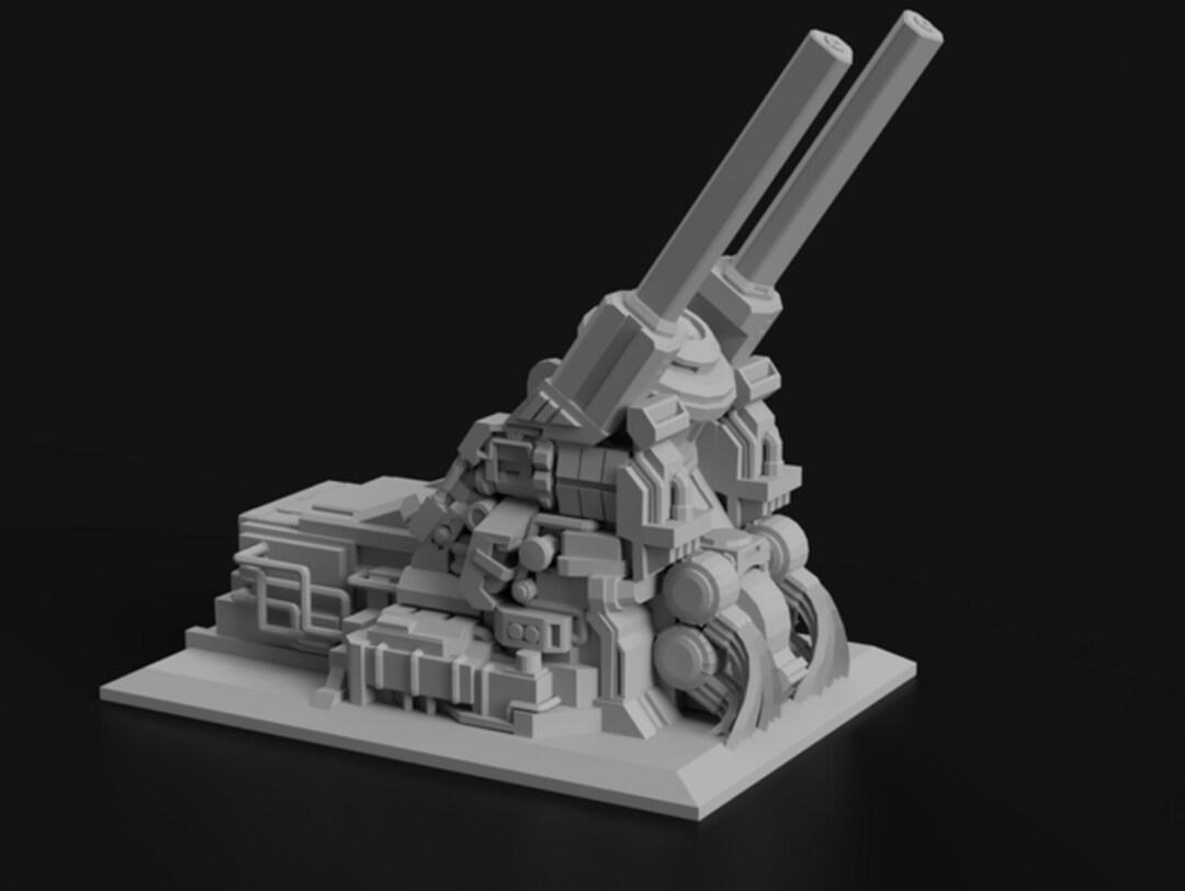 Orbital Defense Cannon Battletech Etsy