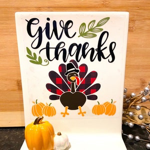 Give Thanks Turkey Cling for Nora Fleming Bases