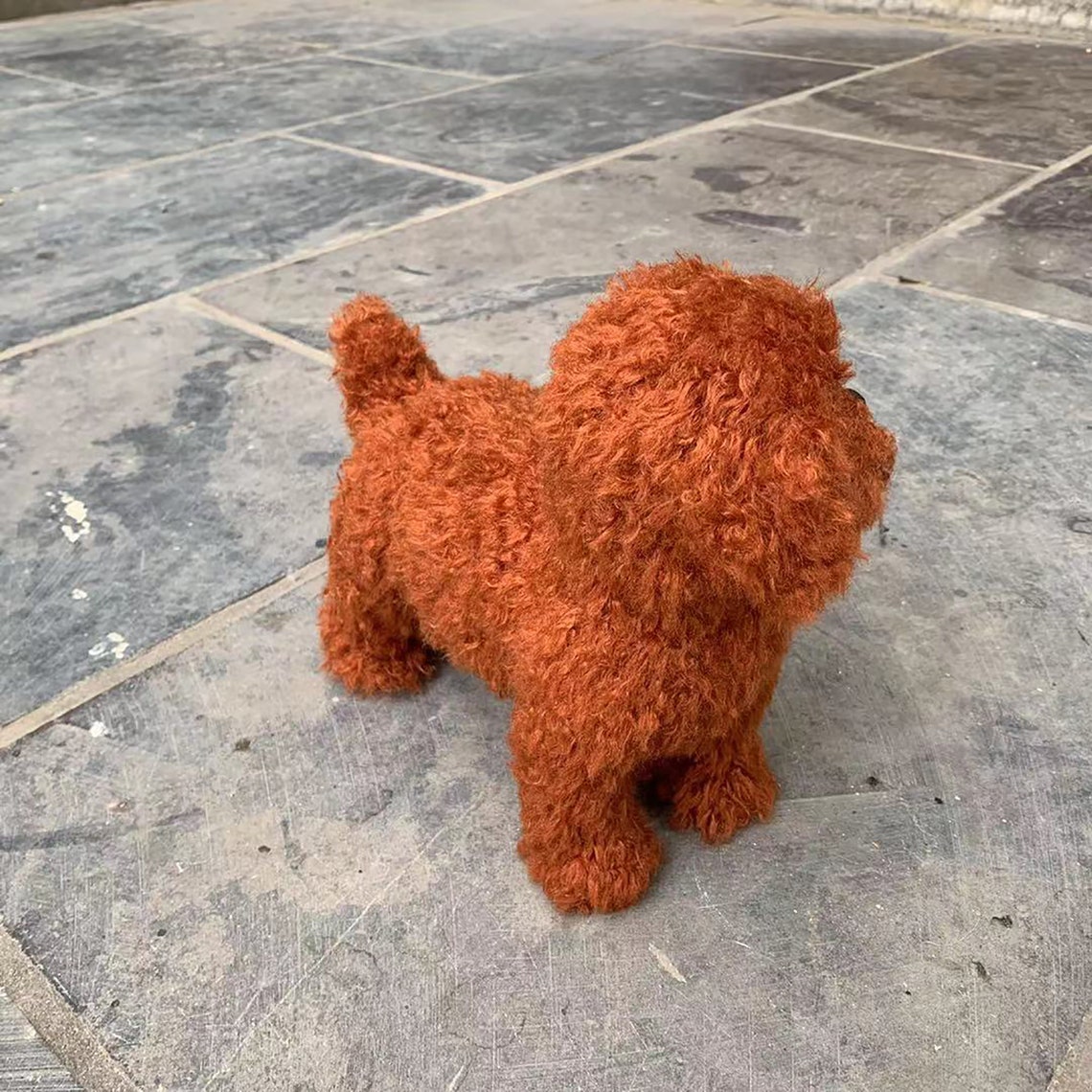 realistic teddy dog puppy