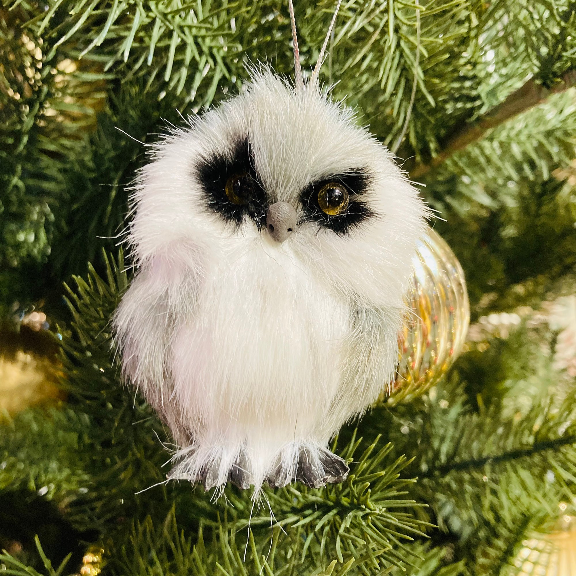 Jocidea Ornamenti natalizi a forma di gufo, decorazioni natalizie, ornamenti per albero di Natale, ornamento in vetro colorato, regali per gli amanti