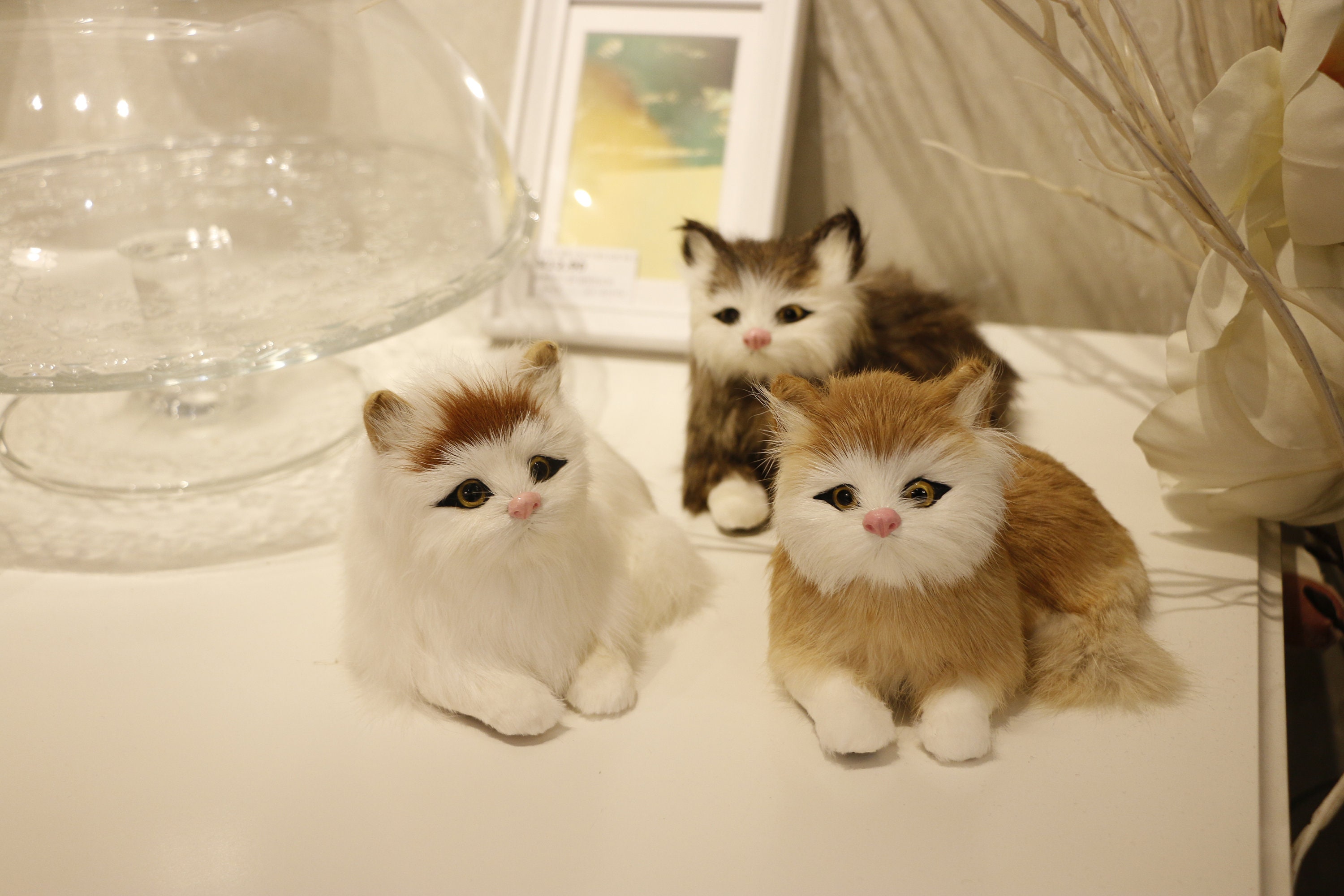 Toys & Hobbies Real Life Plush Lifelike Plush Cat Stuffed Animals