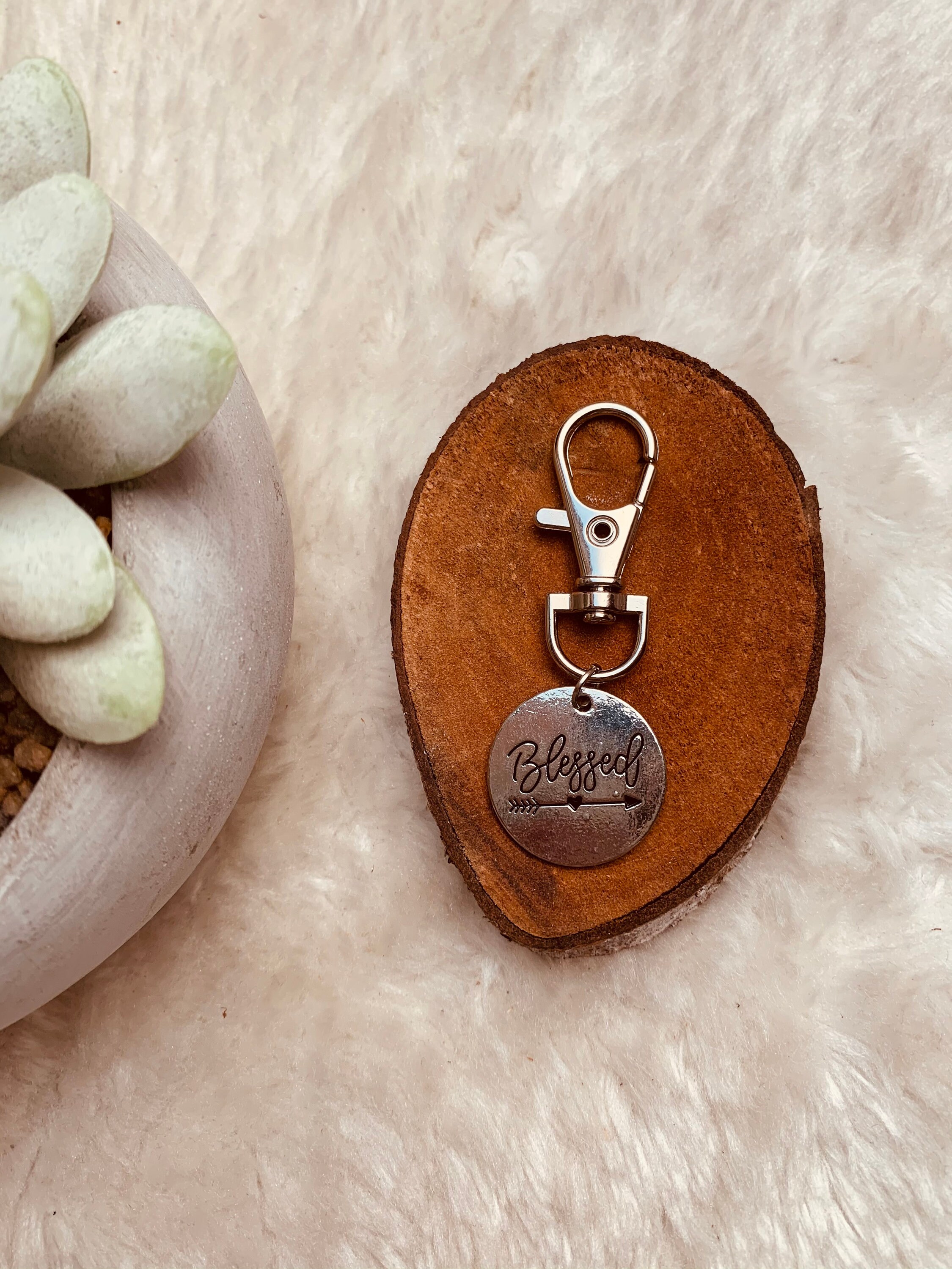 Aesthetic keychain christian / blessed Etsy