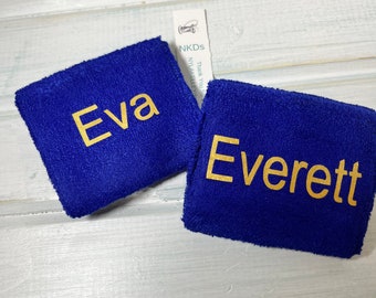 1 bracelet personnalisé en molleton noir, bleu royal, rouge, violet, bleu marine, monogramme #, nom ou initiales, classe équipe Club, vinyle de baseball