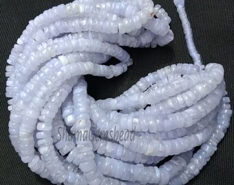 SG-45 7mm Organic glass Beads 200 Blue Glass Beads