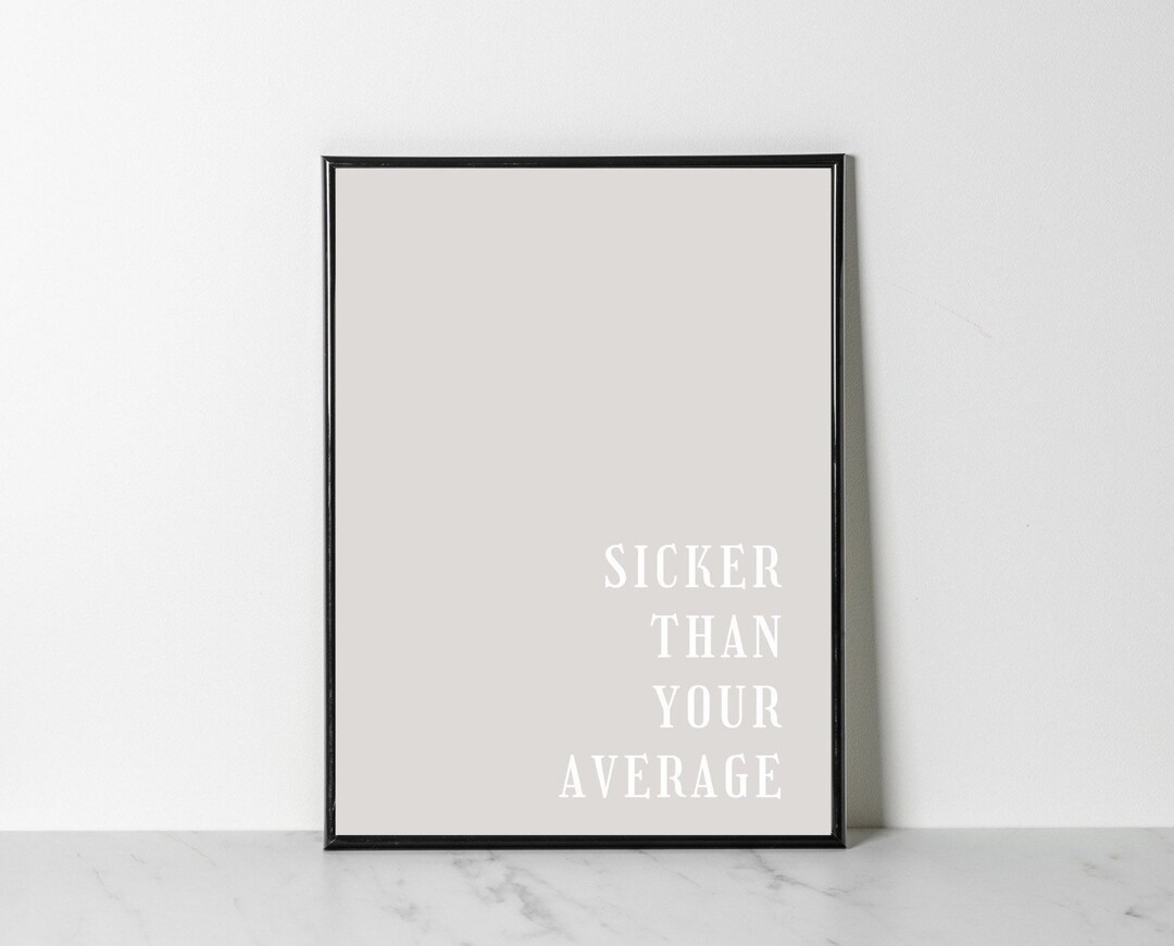 Sicker Than Your Average Biggie Smalls Song Lyrics Notorious Etsy