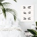 Eyelash Prints, Eyebrows, Eyes, Printable Wall Art, Home Decor ...