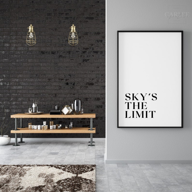 Skys the Limit Notorious BIG Biggie Smalls Quotes Hip Hop Etsy