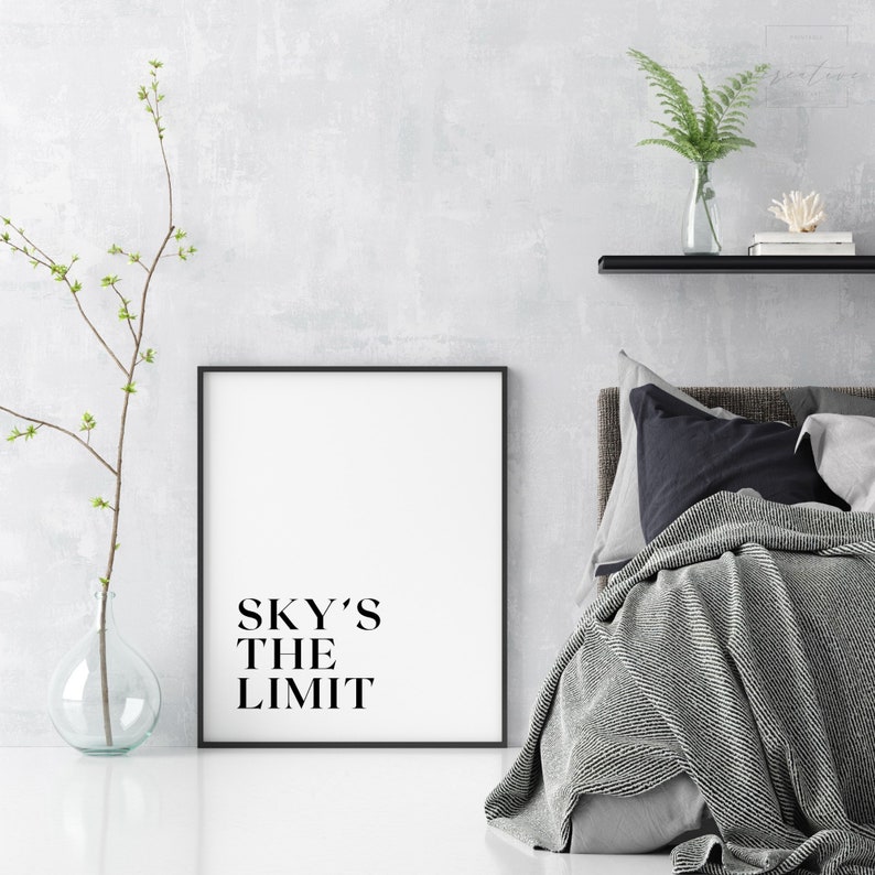 Skys the Limit Notorious BIG Biggie Smalls Quotes Hip Hop Etsy