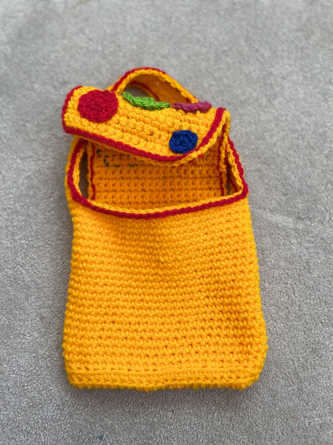 Crochet Mr Tumbles Spotty Bag for toddler child kids bag Etsy