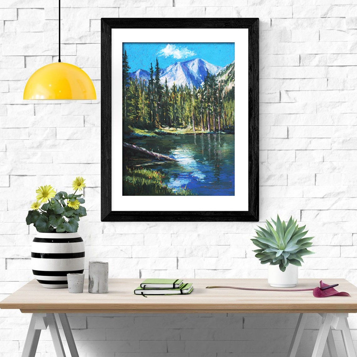 Impressionist Rocky Mountain National Park Original Painting | Etsy