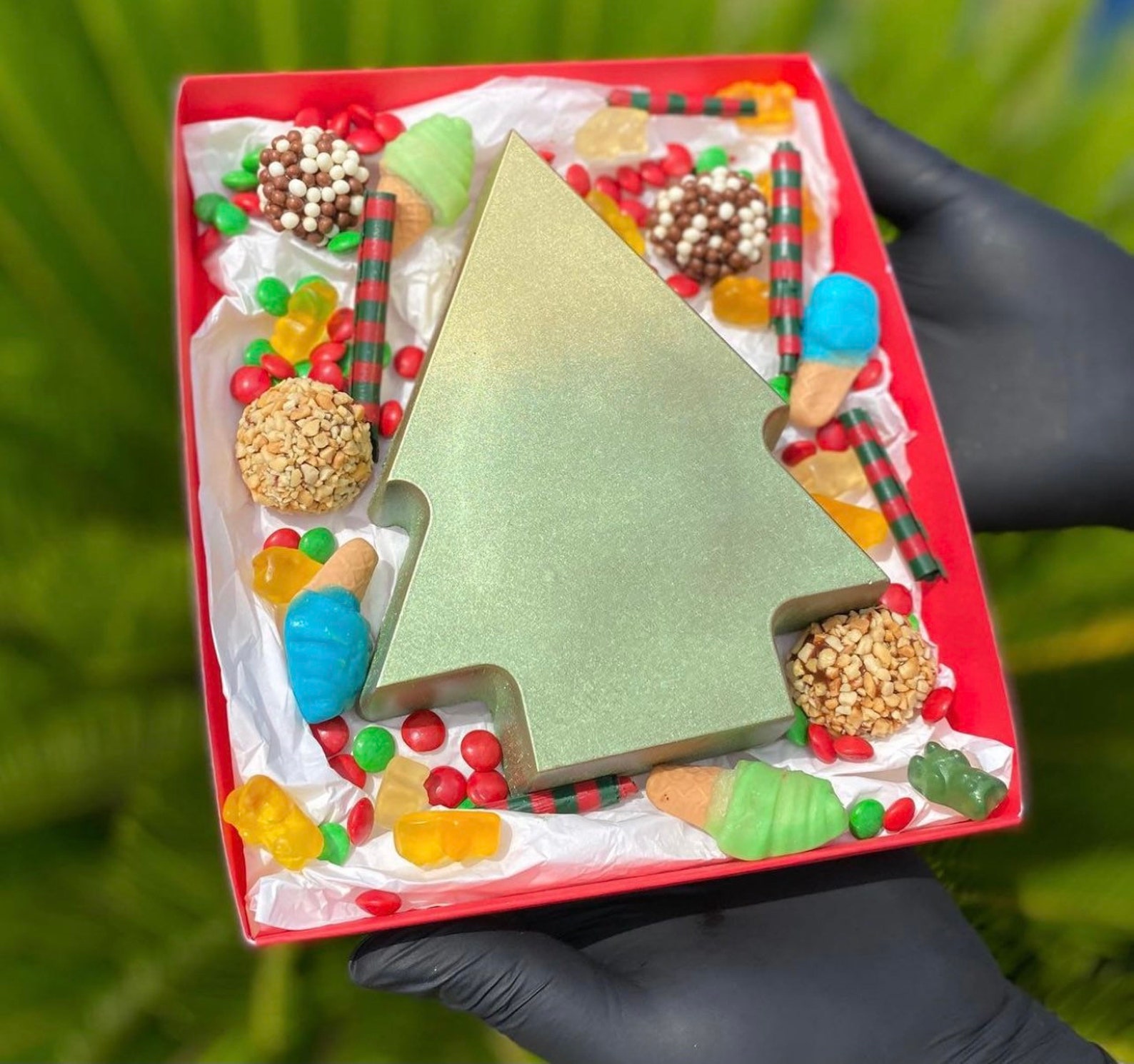 Large Christmas Tree Chocolate Mold Breakable Christmas Tree Etsy