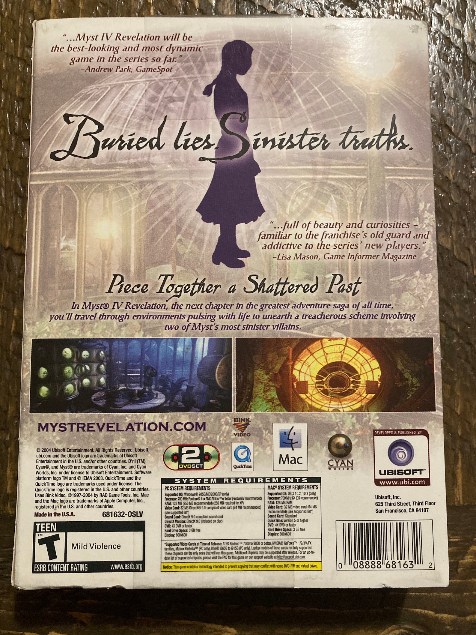 myst iv revelation xbox myst iv revelation xbox
