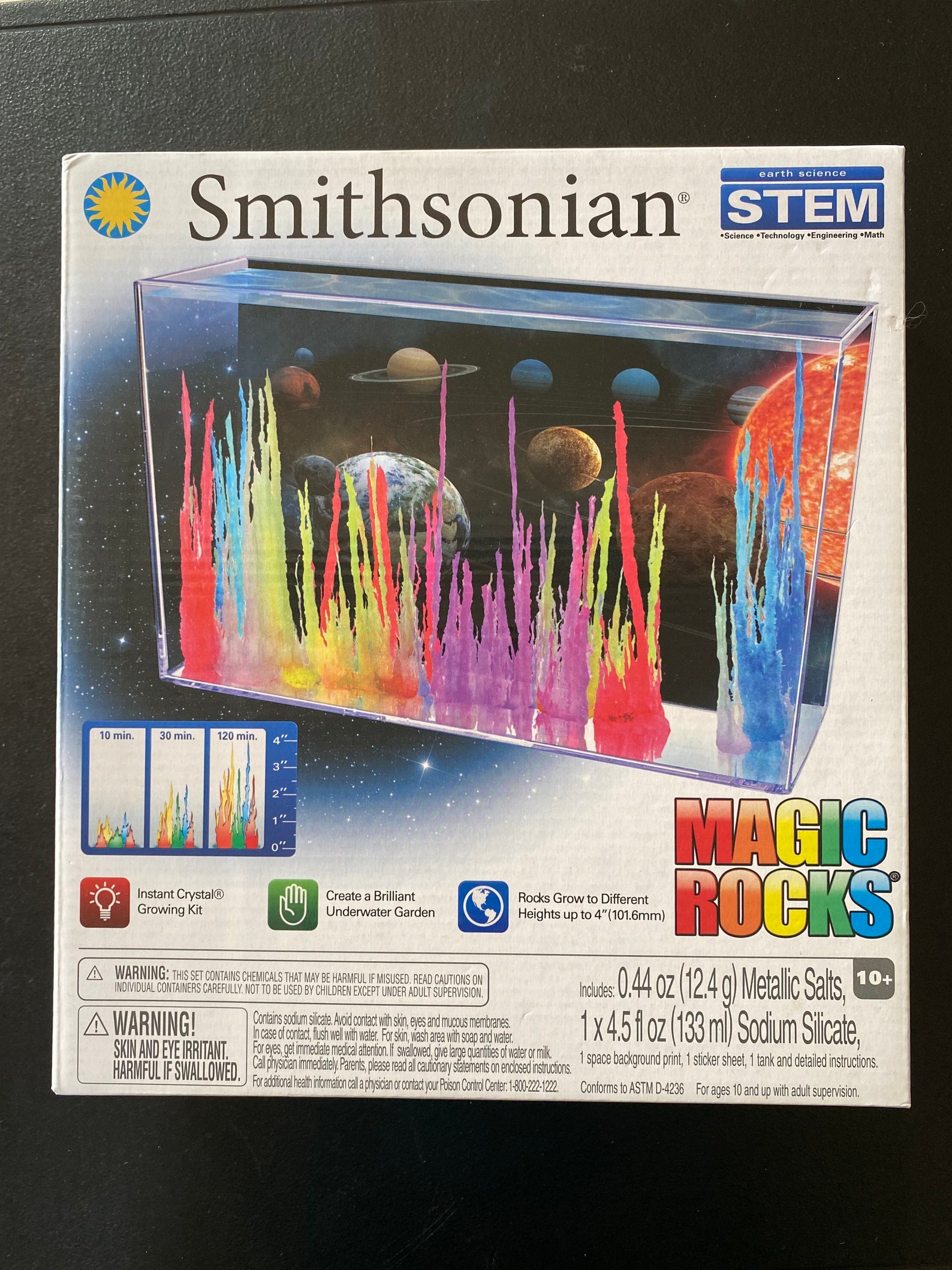 Smithsonian Magic Rocks STEM Earth Science Kit Etsy