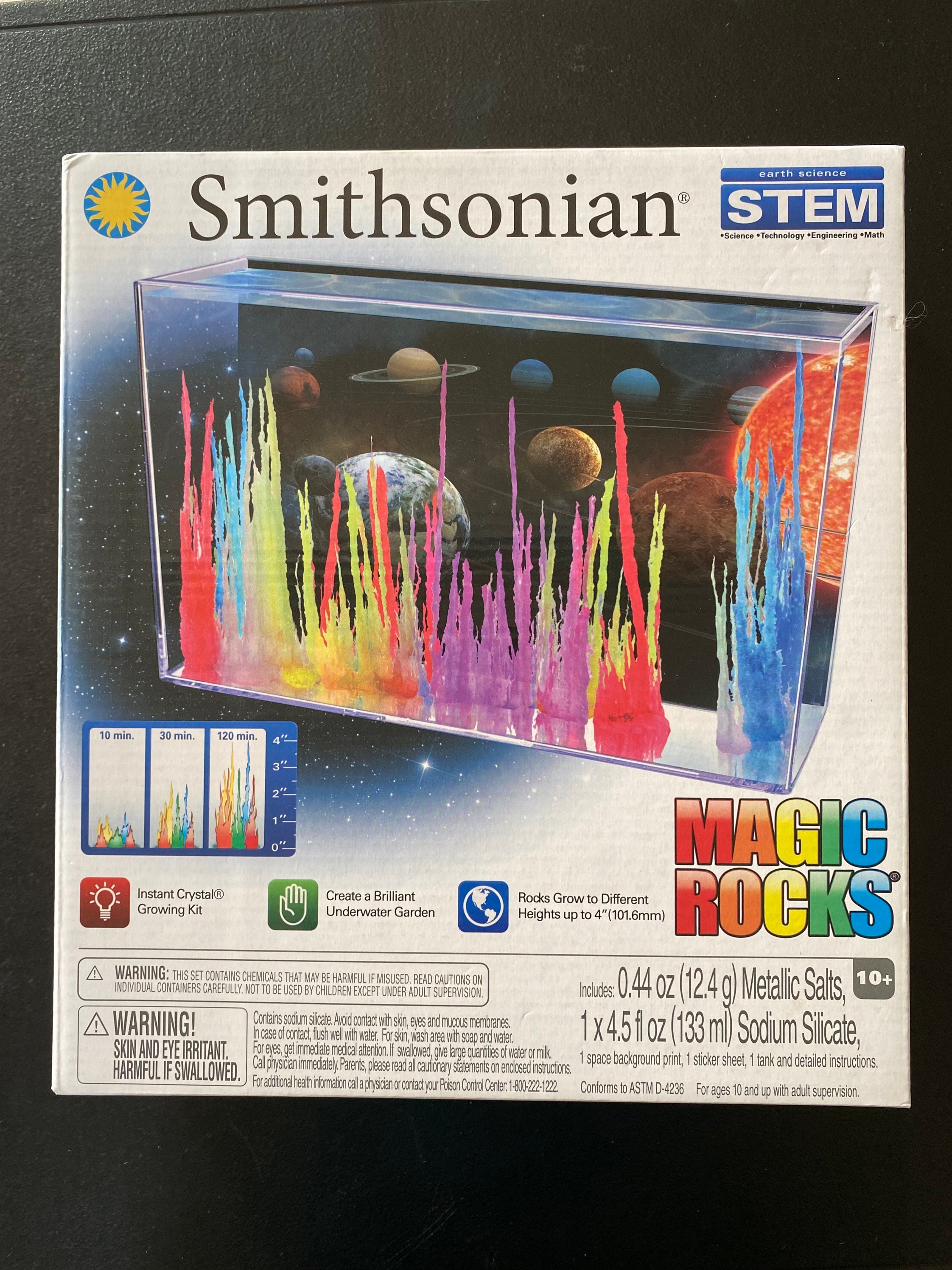 Smithsonian Magic Rocks STEM Earth Science Kit Etsy