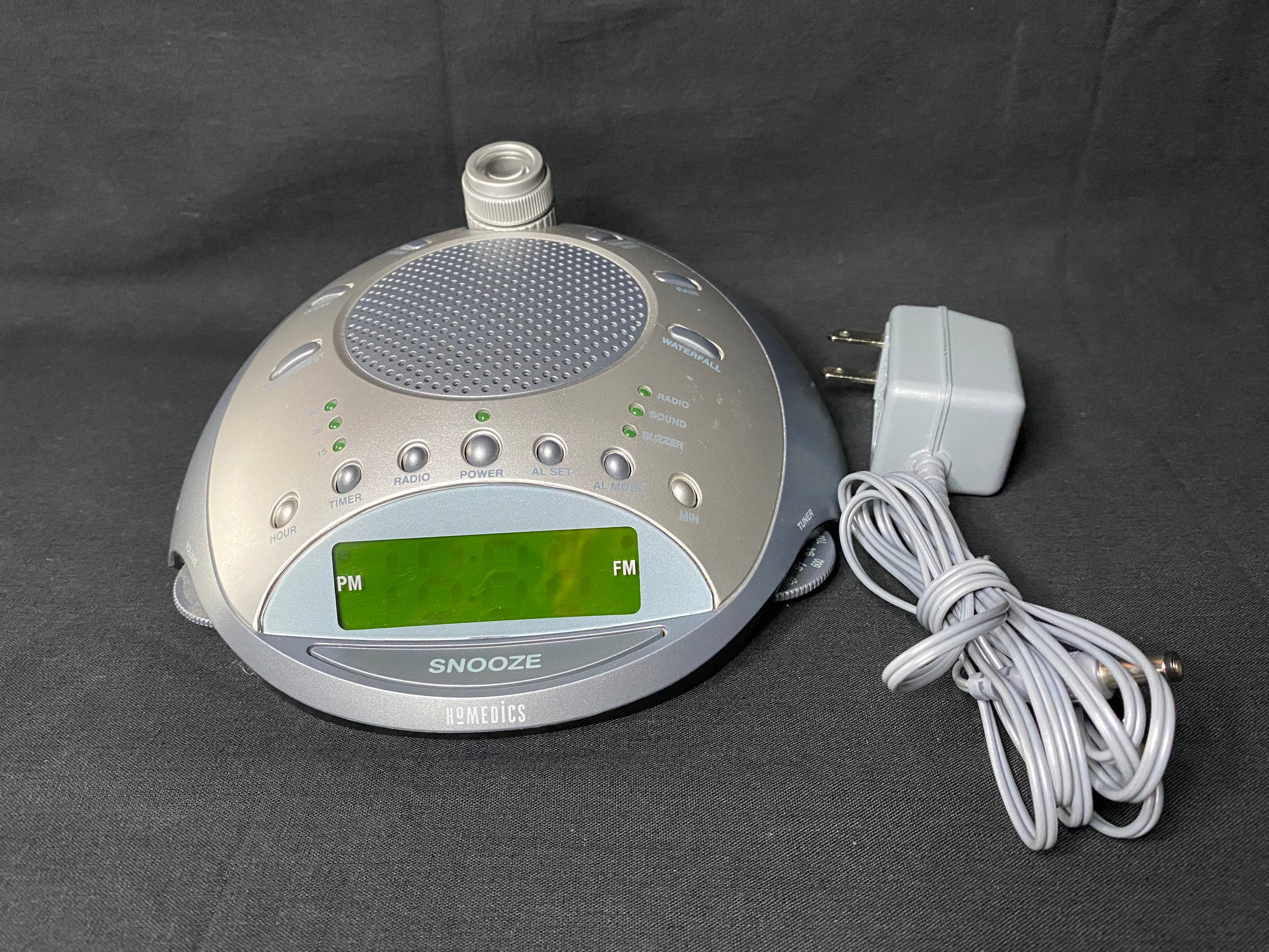 Homedics SS4000 Radio Alarm Clock Projector Natural Sound Spa Etsy