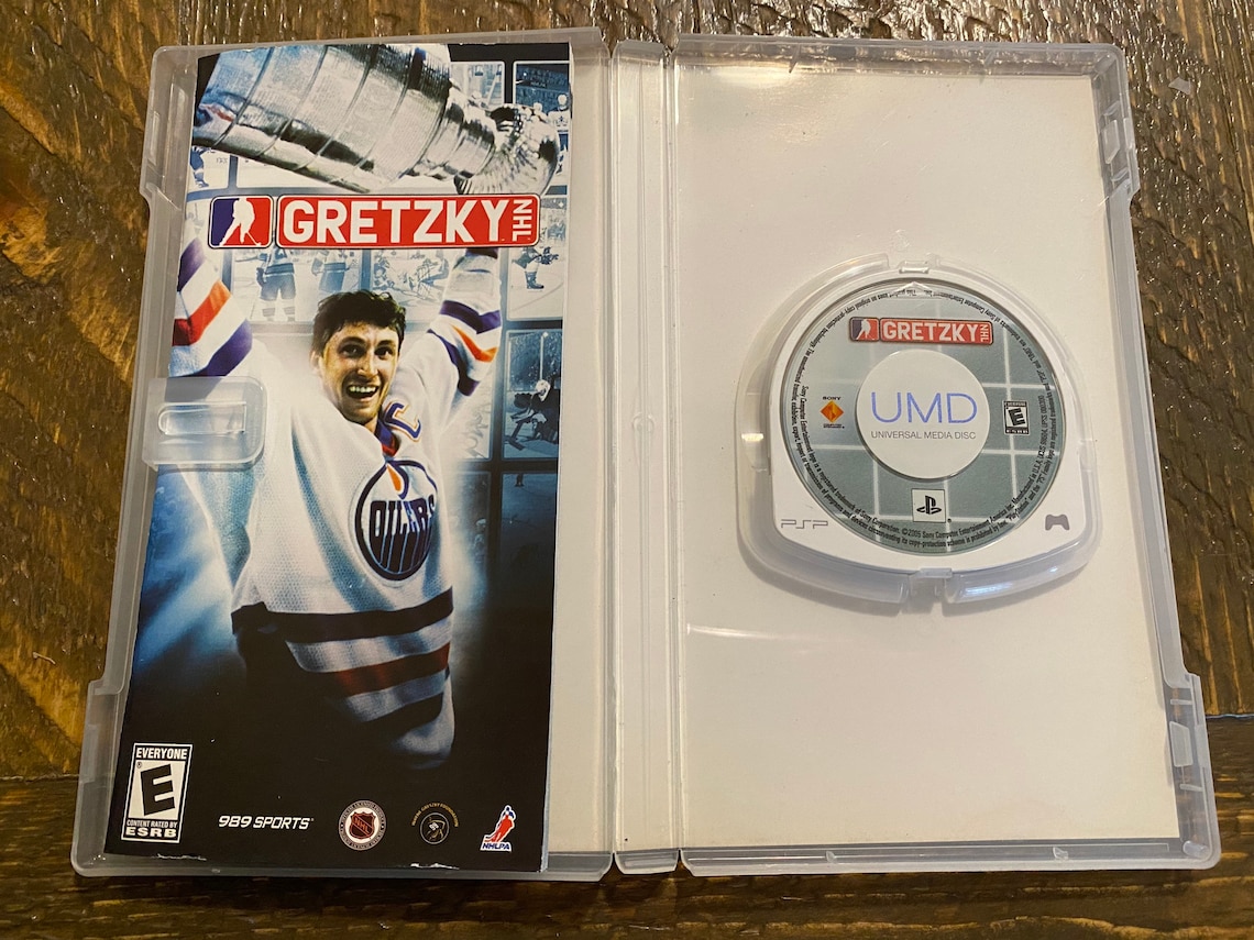 Sony PSP Gretzky NHL Videojuego Etsy