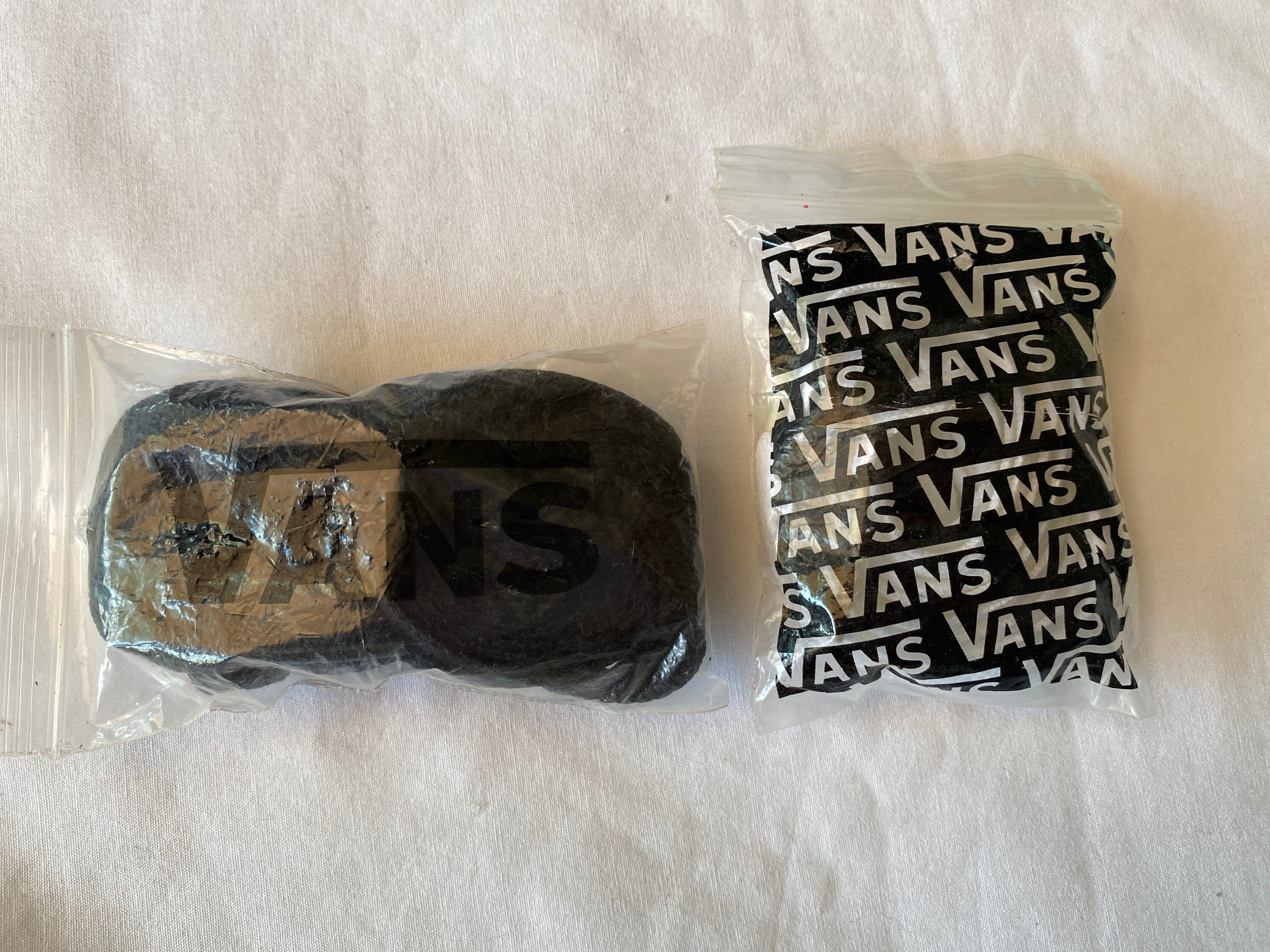 2 Sets of Vans Shoe Laces Black White Etsy