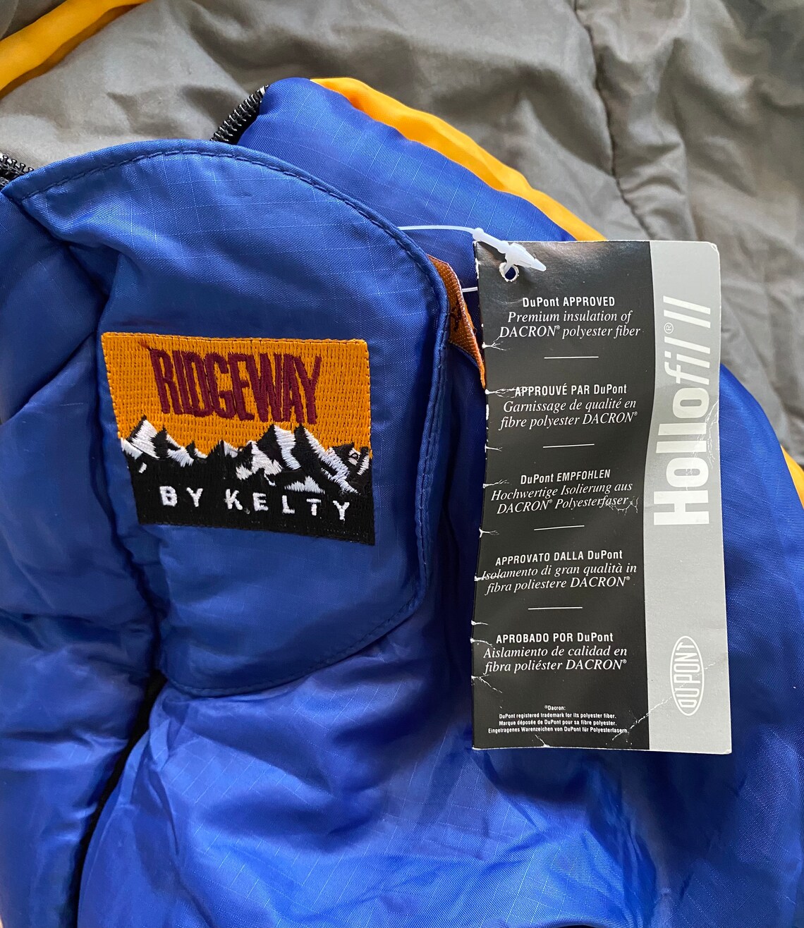 Kelty Ridgeway Hollo Fil II Sleeping Bag with Cover Blue Etsy