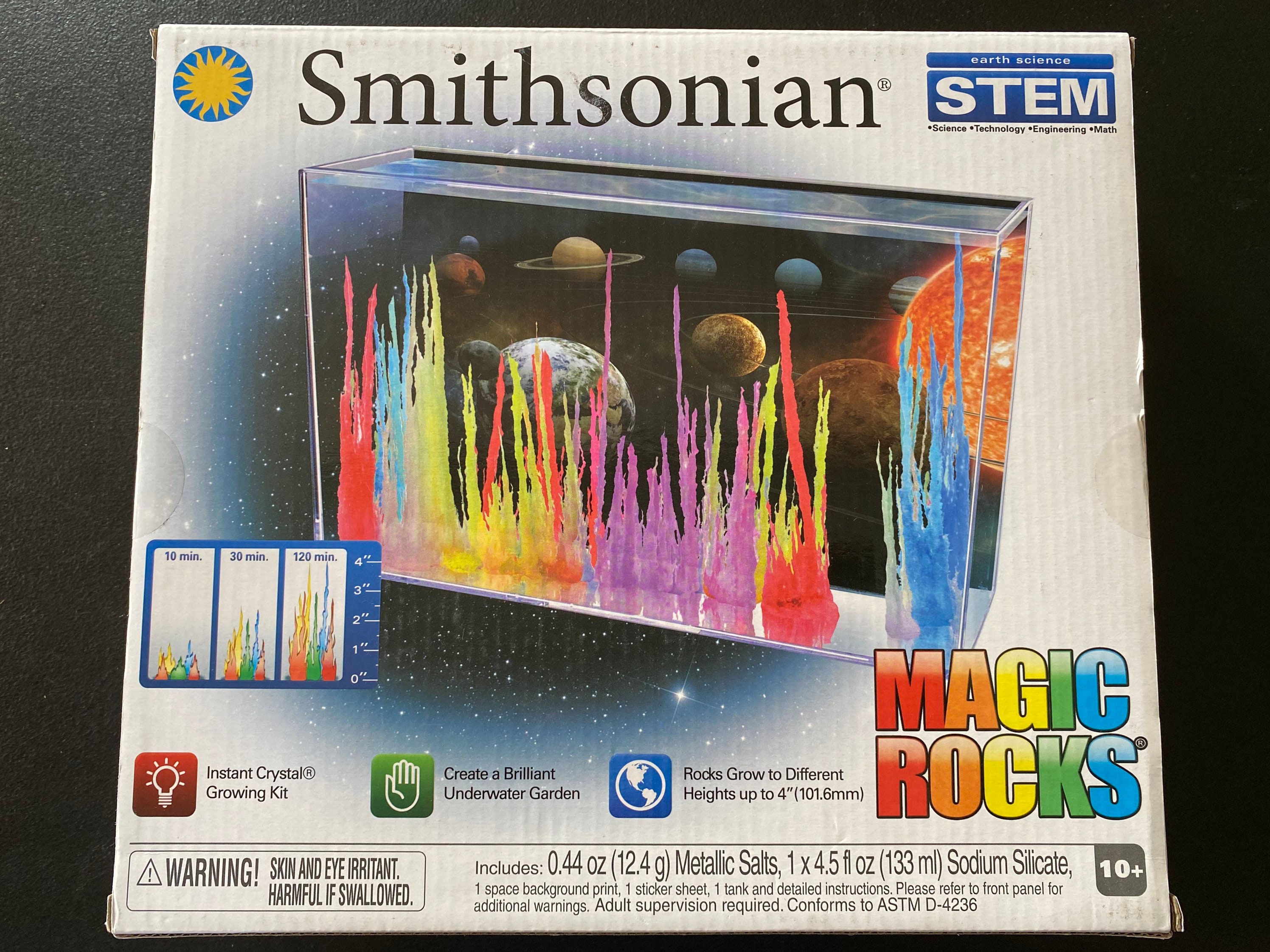 Smithsonian Magic Rocks STEM Earth Science Kit Etsy