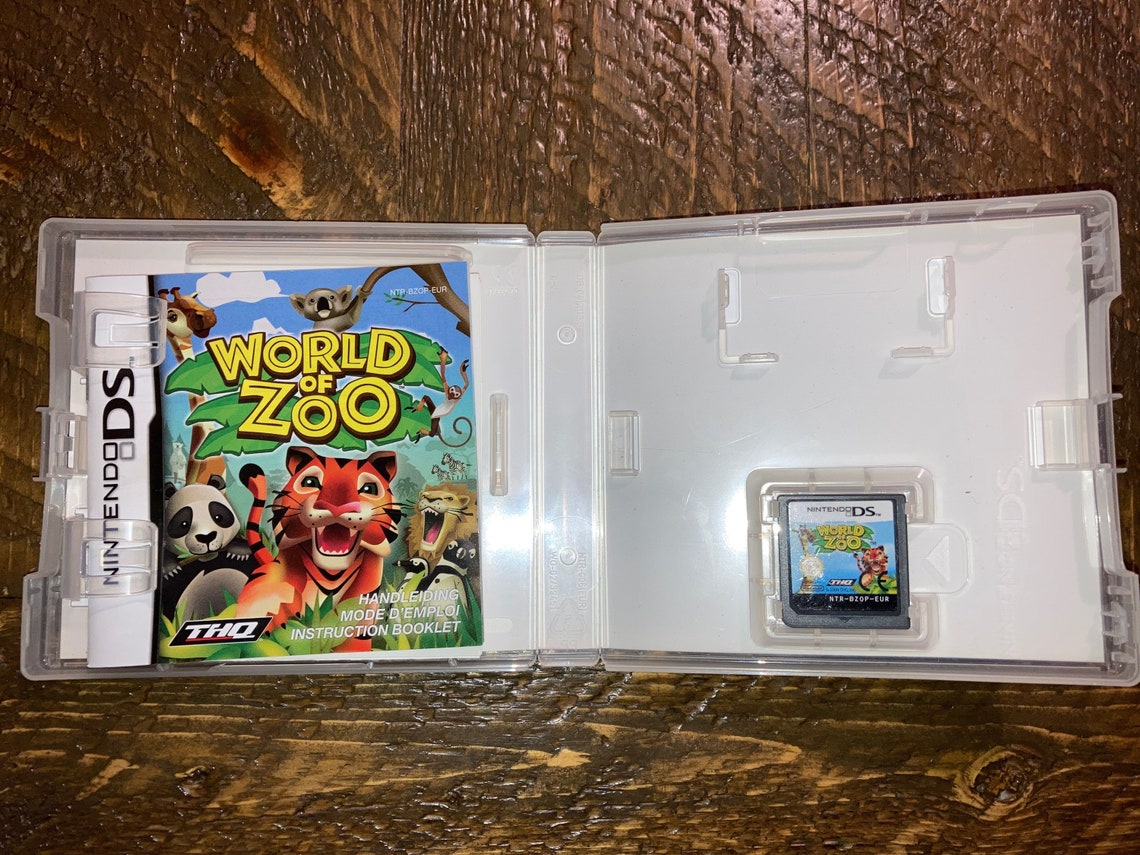 Nintendo DS Game World Of Zoo Etsy