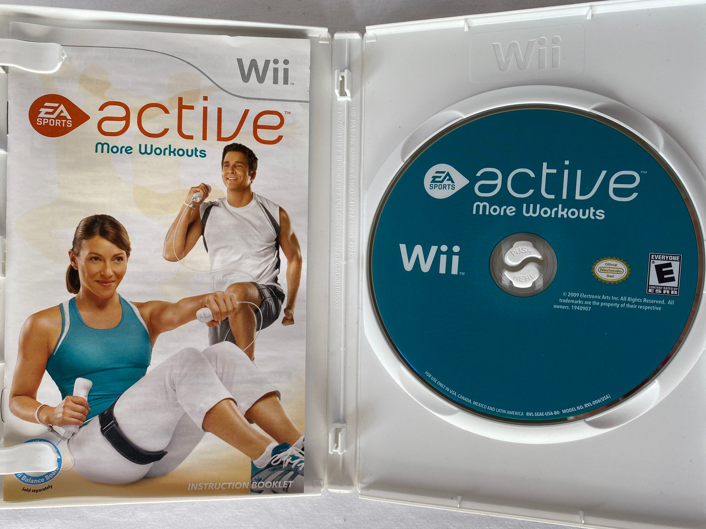 EA Sports Active Más entrenamientos Nintendo Wii Game Etsy