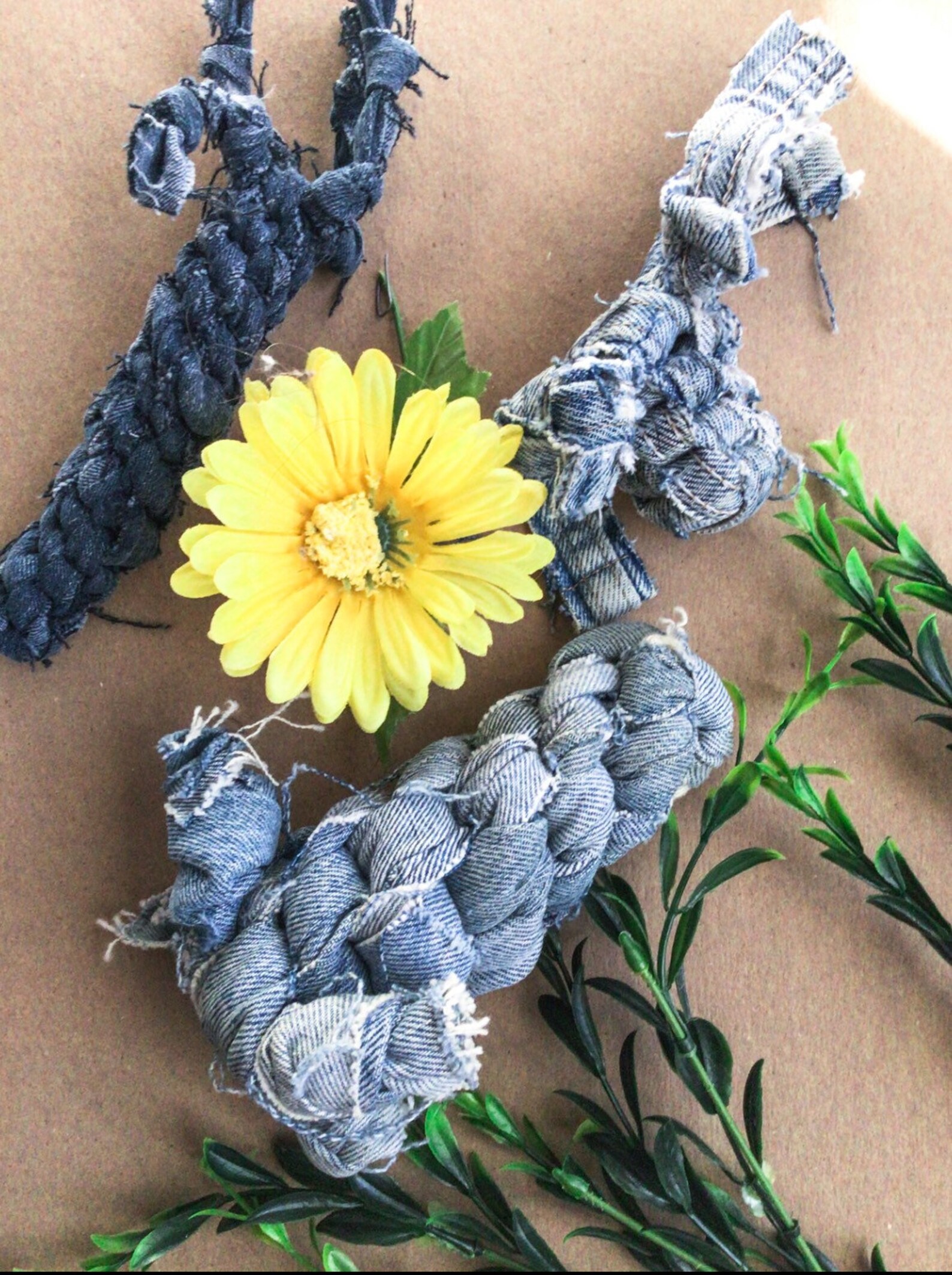 Eco friendly rope bones for dogs braided out of recycled Etsy
