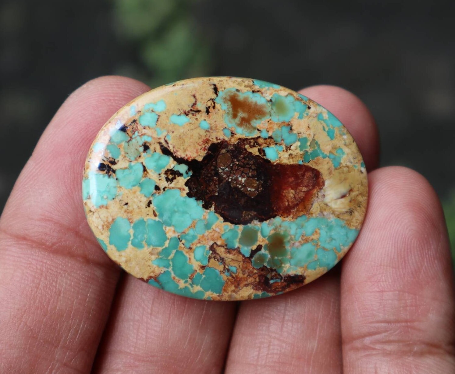 Very Rare Full Polished Old Persian Turquoise Etsy