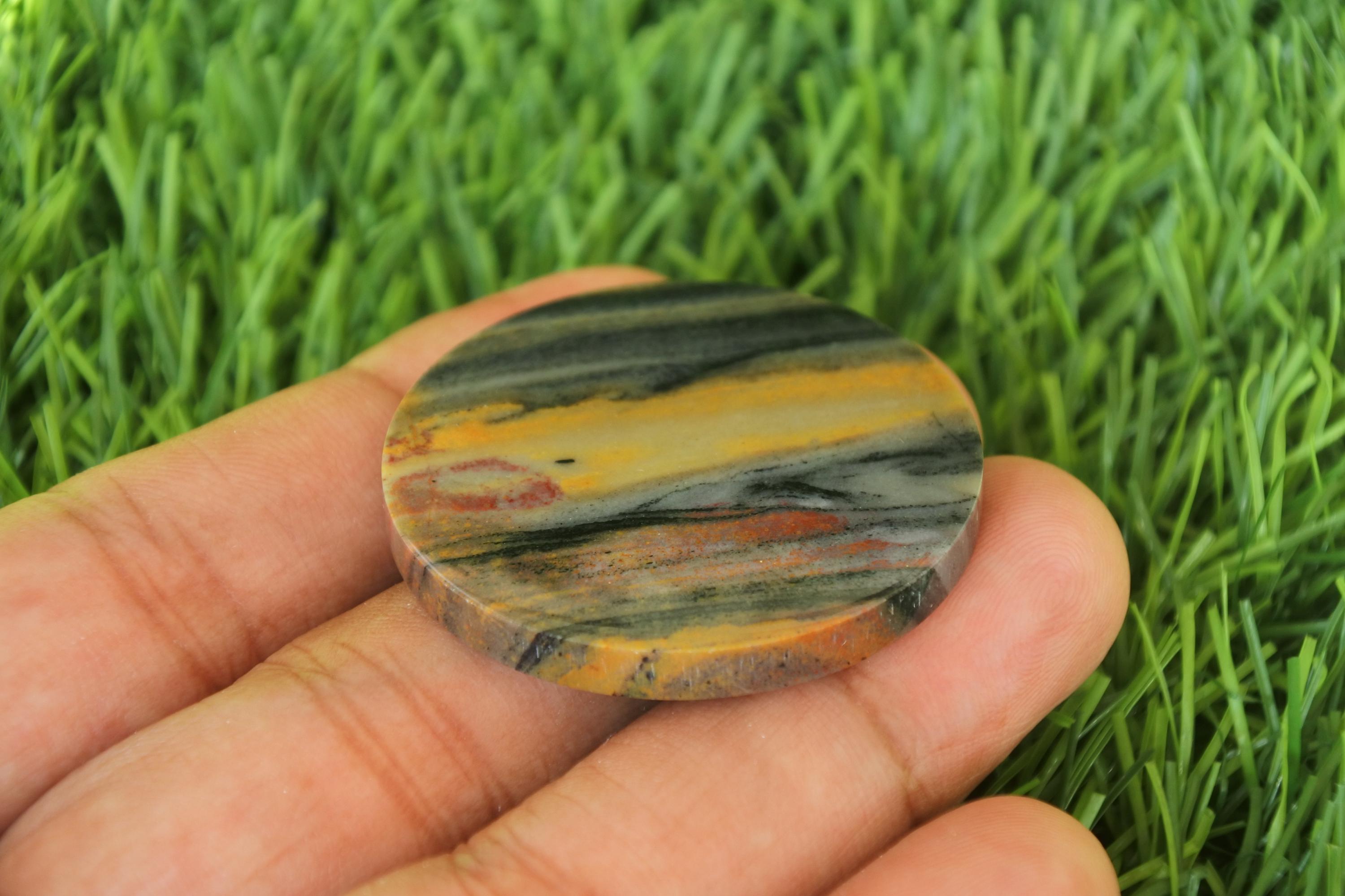 Multicolor Java Jasper Gemstone: Agate Crazy Lace Crystal Healing