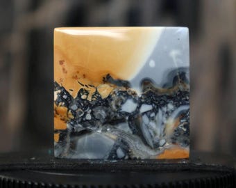 Piedra preciosa Jaspe Maligano (30x29x5,8 mm)