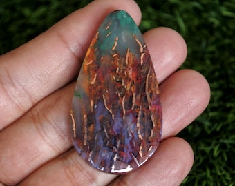 Large Multicolour Chrysocolla Copper in Chalcedony