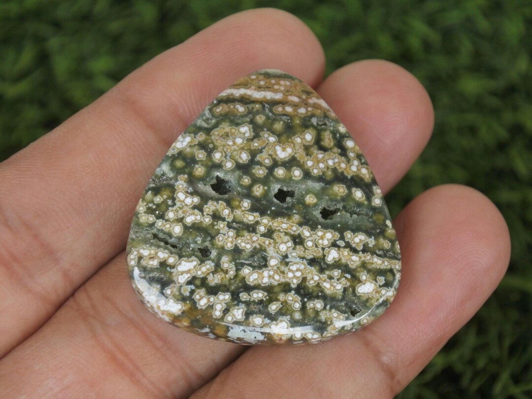 Java Ocean Jasper With Sparkling Druzy - Etsy