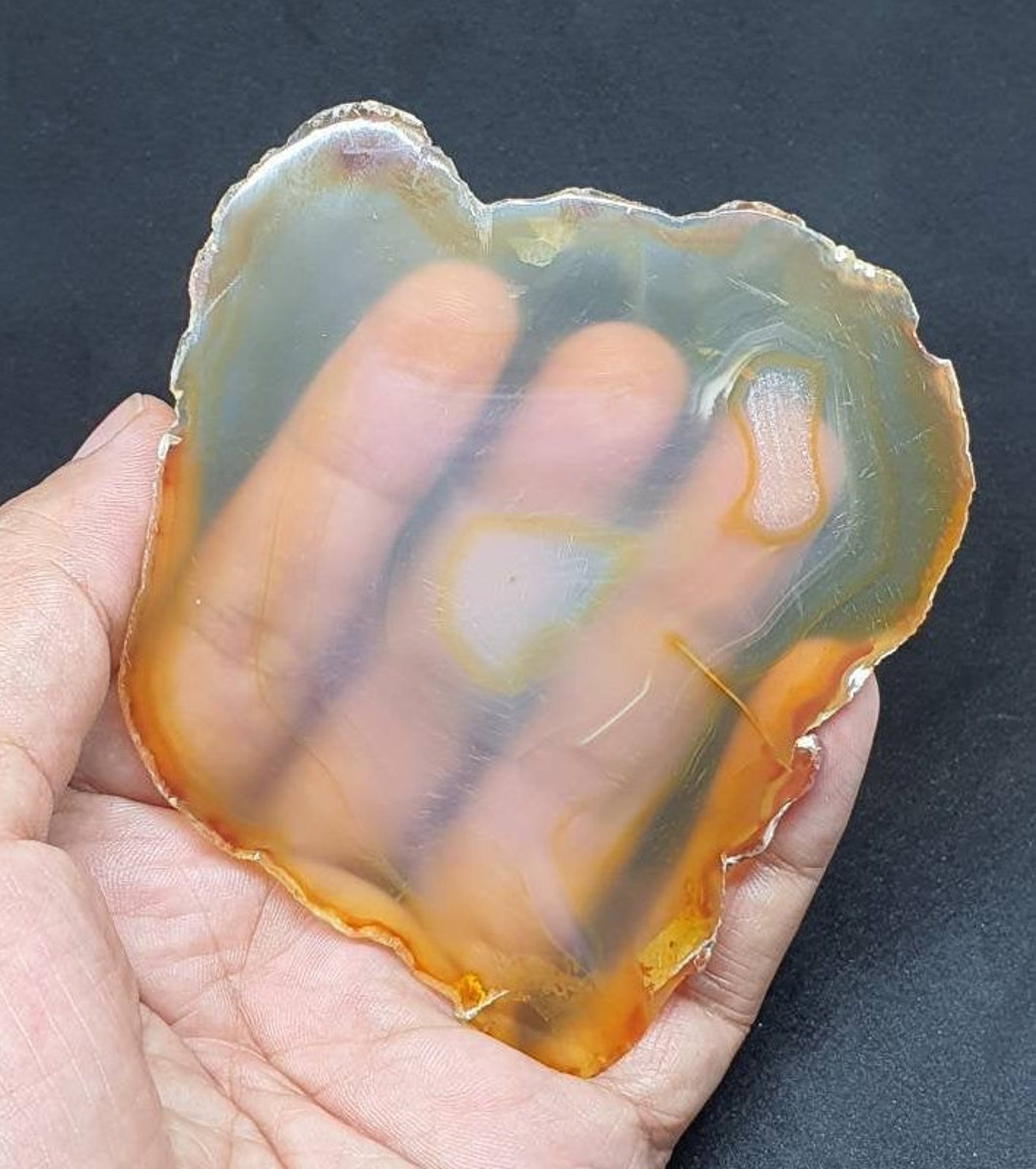 Large Rainbow agate specimen Etsy