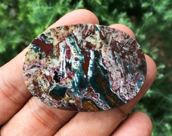 Multicolor Java Jasper Gemstone: Agate Crazy Lace Crystal Healing