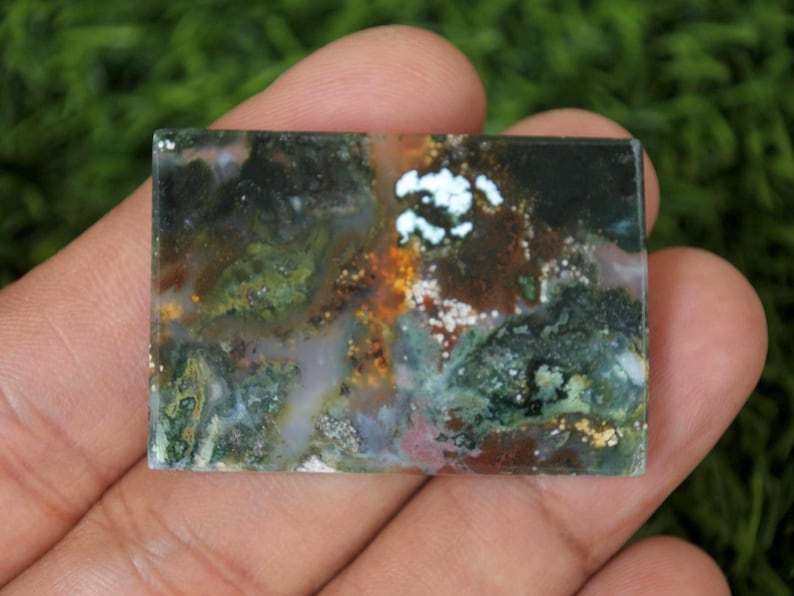 Translucent Multicolor Java Jasper image 1