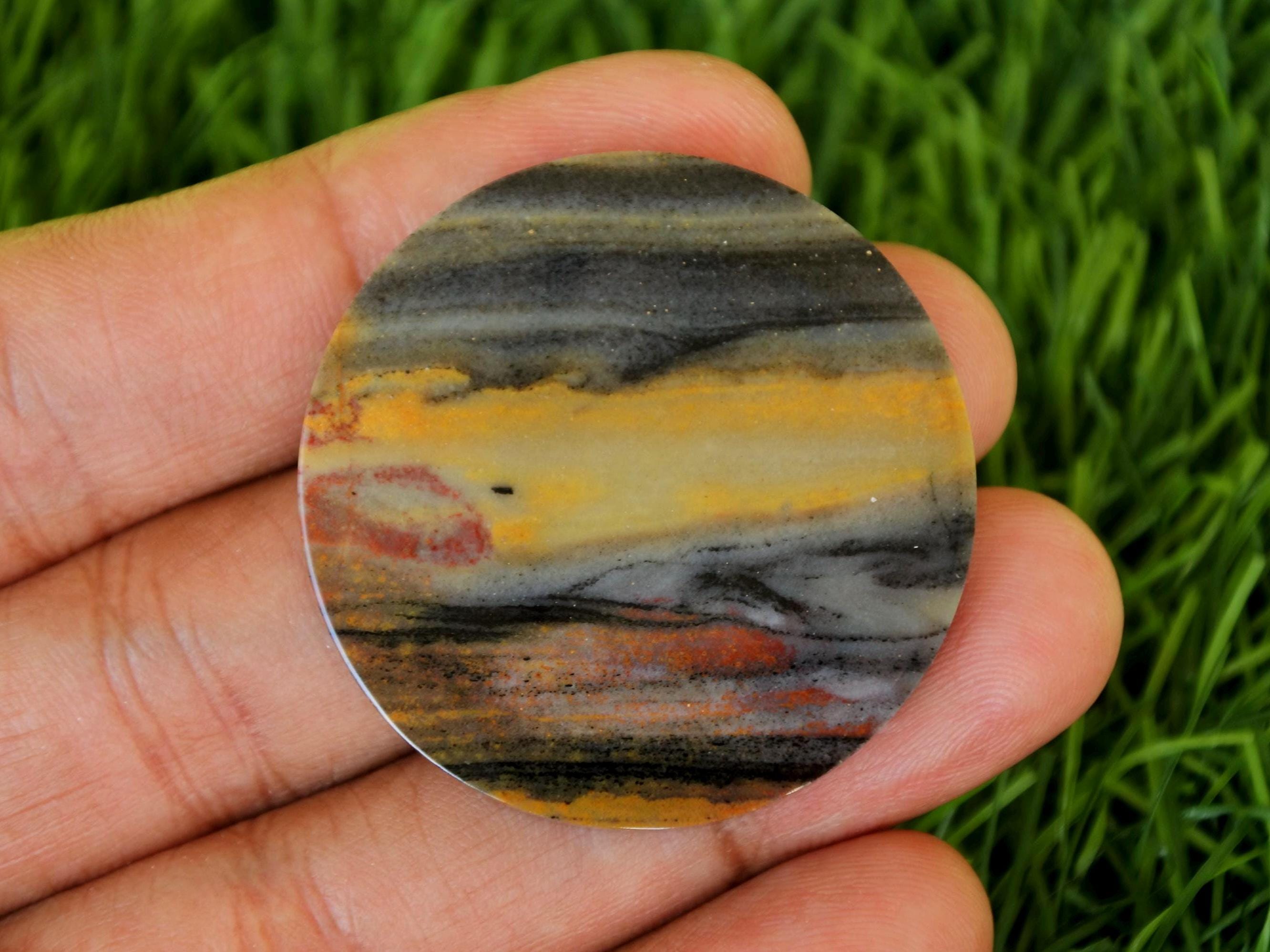 Multicolor Java Jasper Gemstone: Agate Crazy Lace Crystal Healing