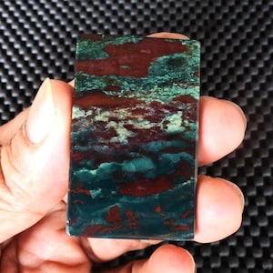 Java Klawing Jasper: Orange Agate Crazy Lace Gemstone (48mm)