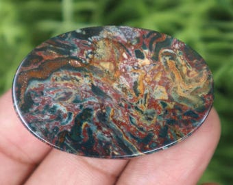 Java Klawing Jasper: Orange Agate Crystal Healing Gemstone