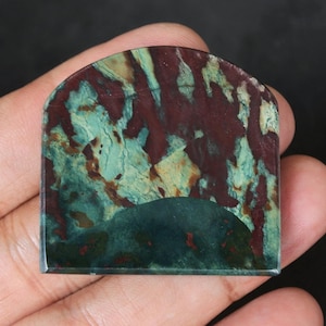 Java Klawing Jasper Slice: Orange Agate Crystal Healing Gemstone