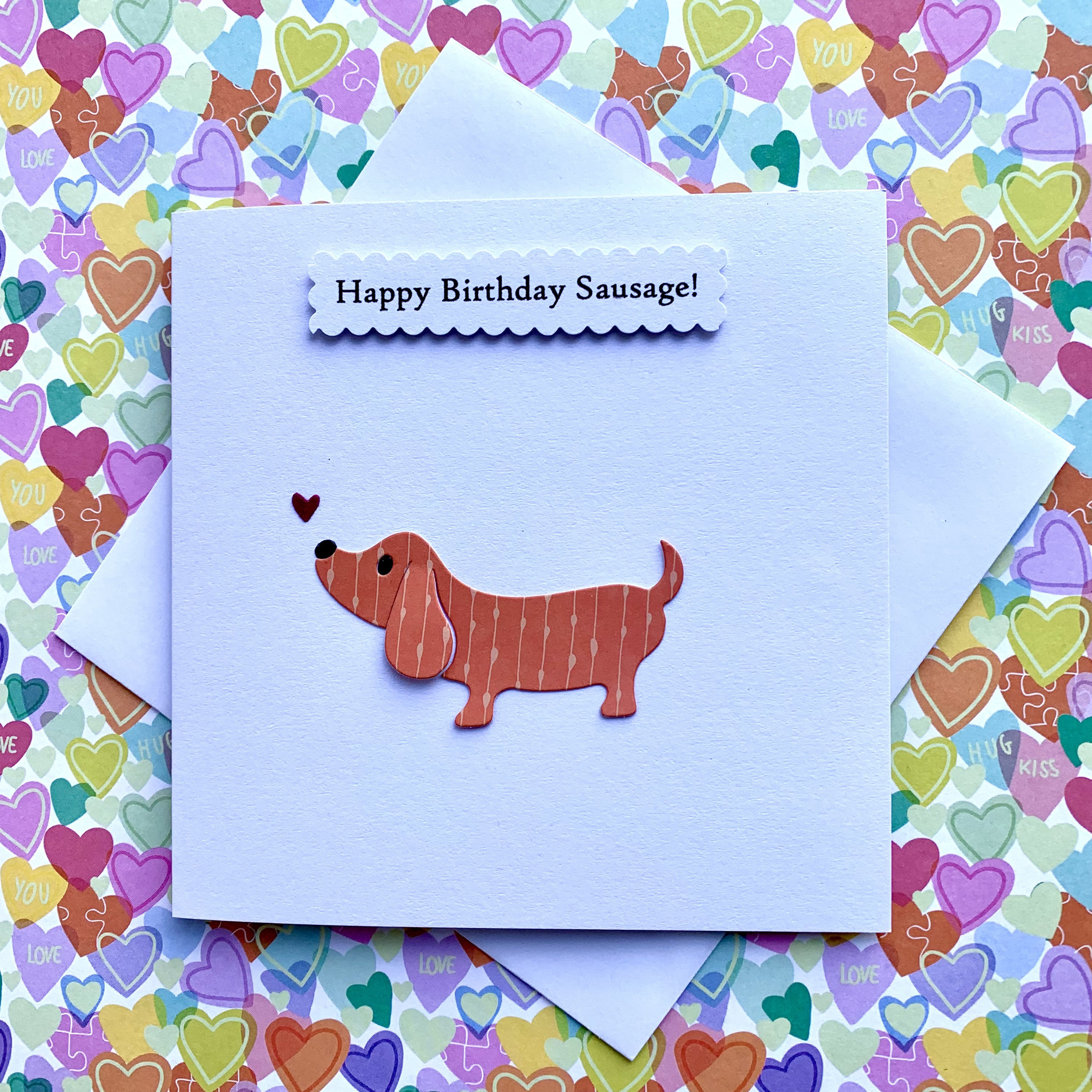 Sausage Dog Birthday Card Assorted 6 Pk Sausage Dog Etsy