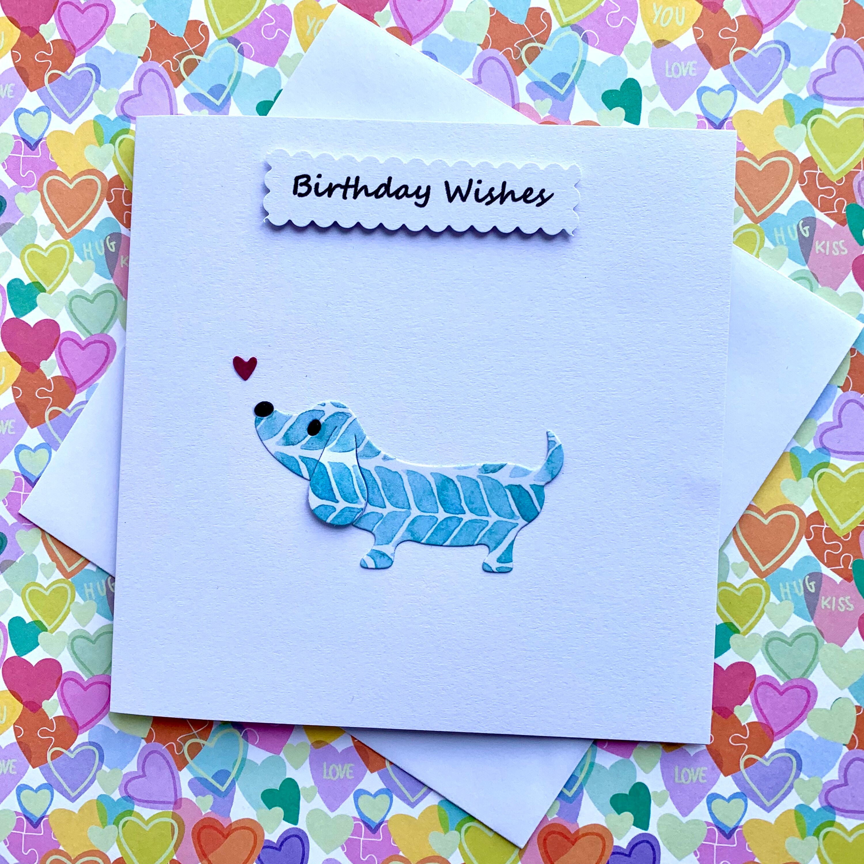 Sausage Dog Birthday Card Assorted 6 Pk Sausage Dog Etsy