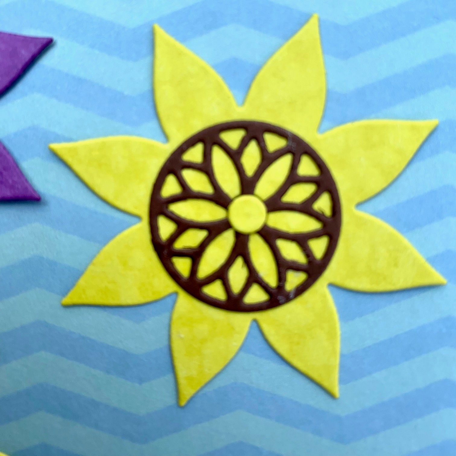 Sizzix Sunflower Die Cuts Sunflower Card Toppers Etsy UK